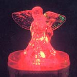 Mini Plastic Cute Female Angel with LED (Пластиковые мини Cute женский ангел со светодиодной)
