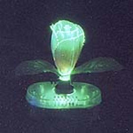 Mini Optical Fiber Rose with LED