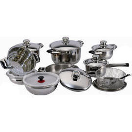 S/S 18/10 21PCS COOKWARE SET (S / S 18/10 21PCS посуда SET)