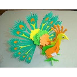 DIY 3D PUZZLES (PEACOCK) (DIY 3D PUZZLES (PEACOCK))