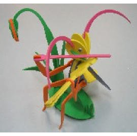 DIY 3D PUZZLES (VIOLINIST GRASSHOPPER) (DIY 3D PUZZLES (VIOLINIST GRASSHOPPER))