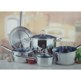 STAINLESS COOKWARE-9PCS (INOXYDABLE COOKWARE-9pcs)