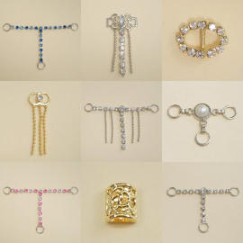 Gold, Silver-electroplated Thong Accessories Ornaments