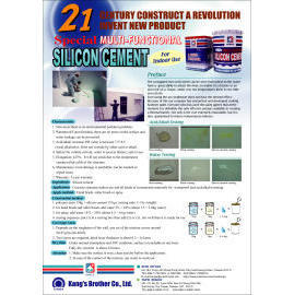 Multi-Functional Special Silicon Cement For Indoor Use (Multi-Funktions-Special Silicon Zement für den Innenbereich)