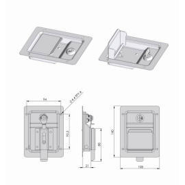 Hardware,Lock,Paddle Latch (Hardware,Lock,Paddle Latch)