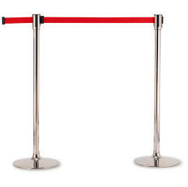 Crowd Control Stand with retractable belt