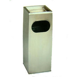 Square Ash & Trash Receptacle (Square Ash & Poubelle)