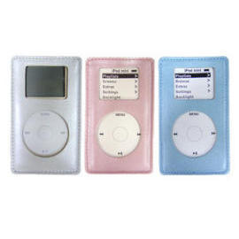 mini iPod leather case