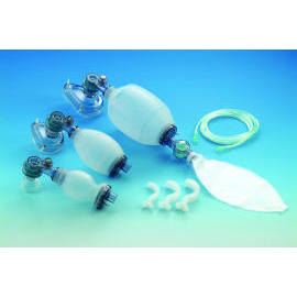 Silicone Resuscitator for adult, child, infant (Silicone Resuscitator pour adulte, enfant, nourrisson)