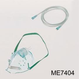 Oxygen Mask with tubing for adult (Sauerstoff-Maske mit Schlauch für Erwachsene)