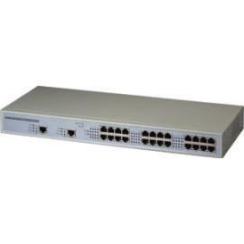 24-Port 10/100Mbps + 2-Port Gigabit Ethernet Switch