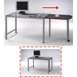 Conference desk, workstation, computer desk (Table de conférence, station de travail, bureau d`ordinateur)