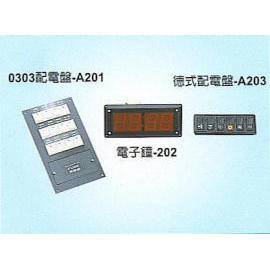 Switch board,and digital clock for bus