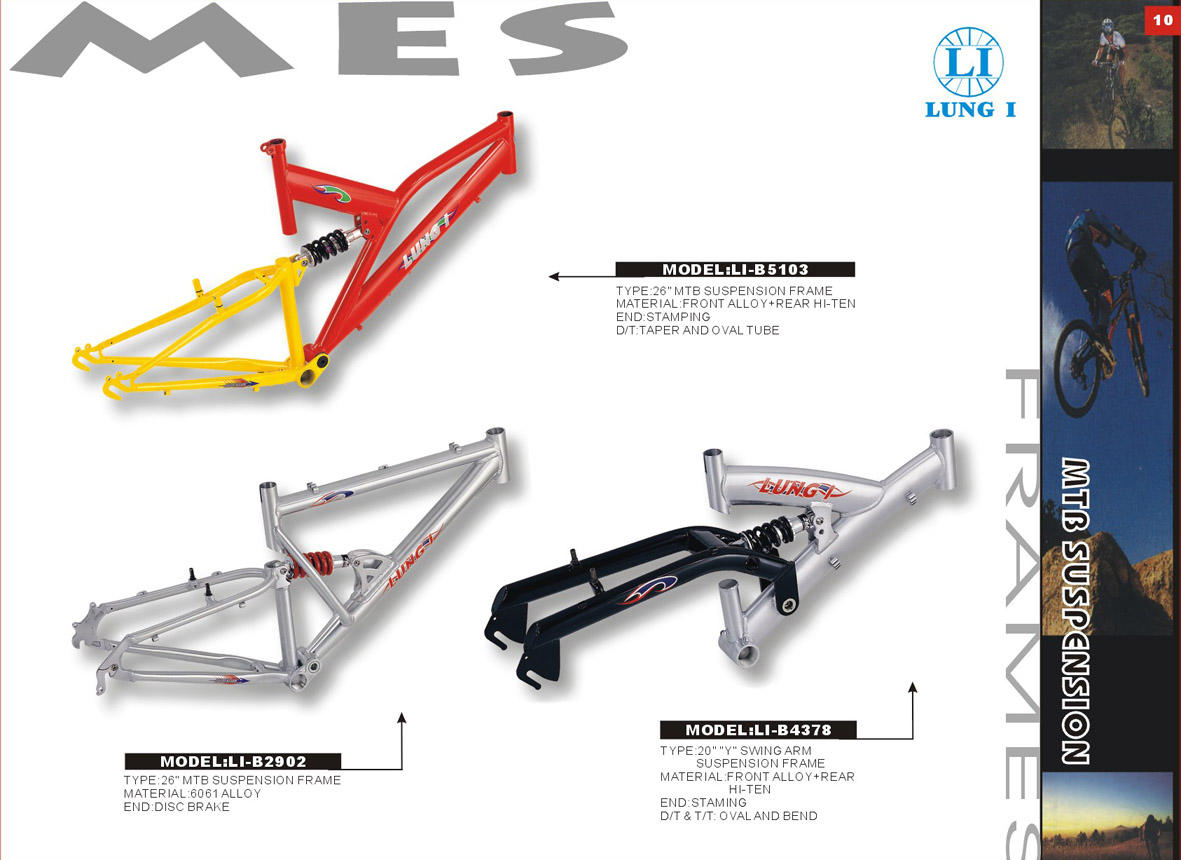 MTB FRAME AND FORKS