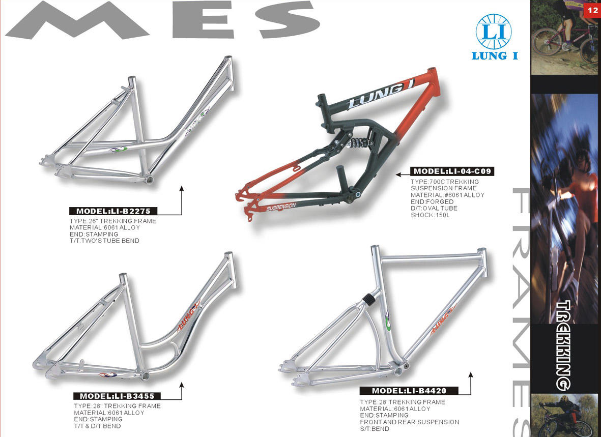 TREKING FRAME AND FORKS