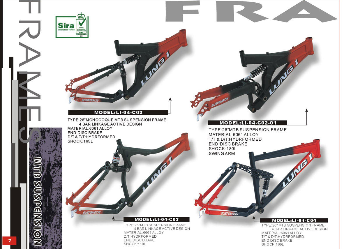 MTB FRAME AND FROK