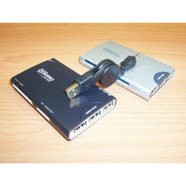 USB 2.0 7 In 1 Card Reader With 3-port Hub For Laptop (USB 2.0 7 в 1 Card Reader с 3-портовый концентратор для ноутбуков)
