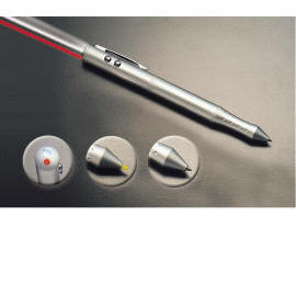 Four in one function Pen: Laser, Light, Writing, PDA stylus functions. (Four in one function Pen: Laser, Light, Writing, PDA stylus functions.)