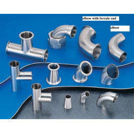 Elbow, tee,reducer, valve, union, clamp, dairy tube, pipe