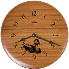 Quartz Bamboo carve wall clock (Кварцевые Бамбук вырезать настенные часы)