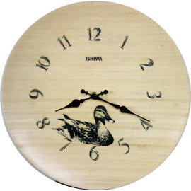 Quartz Bamboo carve wall clock (Кварцевые Бамбук вырезать настенные часы)