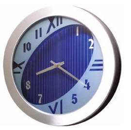 Metal Wall Clock (Metall-Wanduhr)