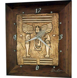 Bamboo wall clock (Бамбуковые настенные часы)