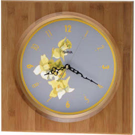 Bamboo Carve clock (Bamboo Carve clock)