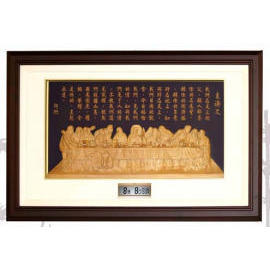 Bamboo Carve wall decoration clock (Bamboo Carve Wanddekoration Uhr)