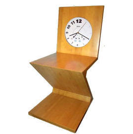 Bamboo Z style chair clock (Bamboo président Z style d`horloge)