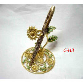 G-413 Metal Pen w/stand (Special Effect) (G-413 Metal Pen w / stand (effets spéciaux))