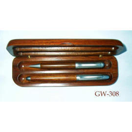GW-308 wooden pen set (GW-308 деревянный набор пера)
