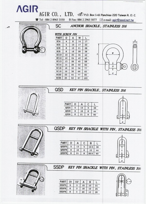 S/S Shackle