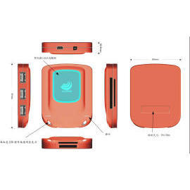 New 32-in-1 card reader / writer + 3 USB port HUB Combo (New 32-in-1 card reader / writer + 3 USB port HUB Combo)