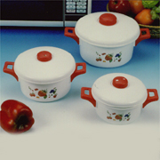 3-size Pot with Lid, YH-8035RF (3-la taille du pot avec couvercle, YH-8035RF)