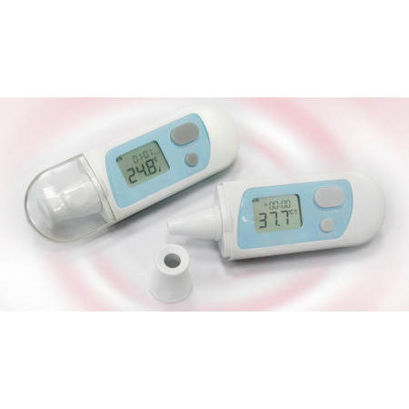 6-IN-1 Multi-functional Ir. Thermometer (Ear + Forehead + Scan + Clock + Ambient