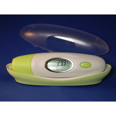 5-N-1 Multi-functional Ir. Thermometer (Ear + Forehead + Scan + Clock + Ambient