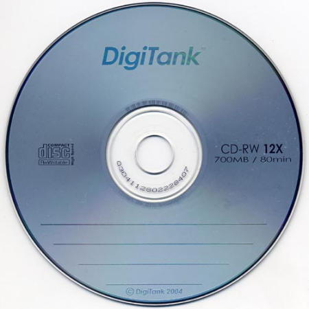 CD-R, DVDR, blank DVD, DVD media, storage media, storage,DigiTank CD-RW 12X (CD-R, DVDR, DVD vierge, un DVD, supports de stockage, l`entreposage, DigiTank CD)