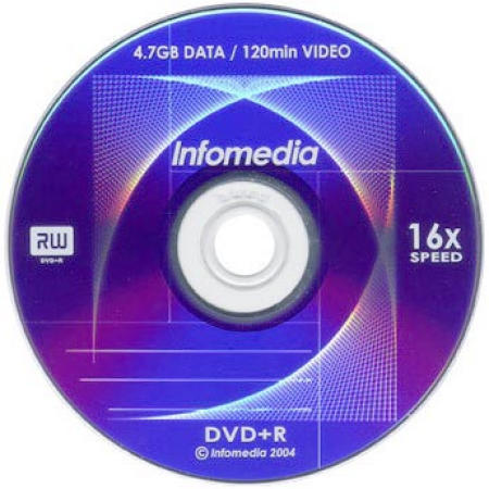 CD-R, DVDR, blank DVD, DVD media, storage media, storage,Infomedia DVD+R 16X (CD-R, DVDR, blank DVD, DVD media, storage media, storage,Infomedia DVD+R 16X)