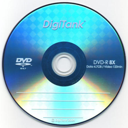 CD-R, DVDR, blank DVD, DVD media, storage media, storage,DigiTank DVD-R 8X