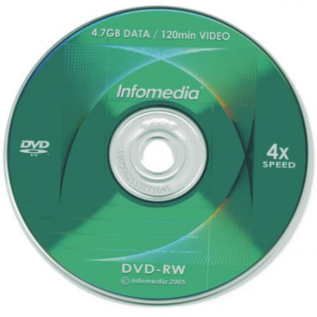CD-R, DVDR, blank DVD, DVD media, storage media, storage,Infomedia DVD-RW 4X (CD-R, DVDR, blank DVD, DVD media, storage media, storage,Infomedia DVD-RW 4X)
