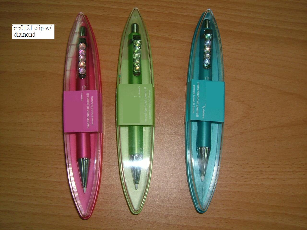 ball pen /gel pen /mechanical pencil (Stylo bille / Gel stylo / crayon mécanique)