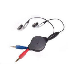 RETRACTABLE SKYPE STEREO EARPHONE (RETRACTABLE SKYPE Stereo Earphone)