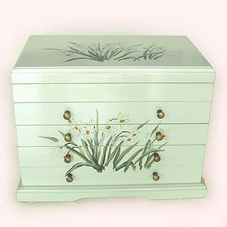 Handgemalte Narcissus Jewelry Boxes (Handgemalte Narcissus Jewelry Boxes)