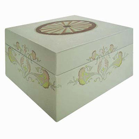 The Climbing Vine Hand Painted Box (Die Kletterpflanze Handgemalte Box)