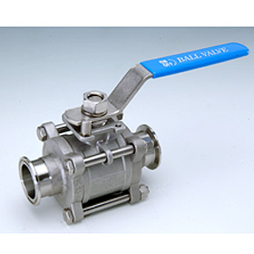 3-PC Hygienic T-Clamp End Ball Valve