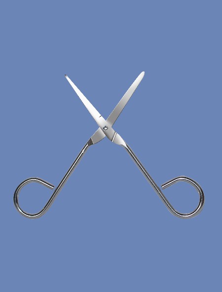 Sharp/Blunt Scissors - Disposable Instrument for Medical use