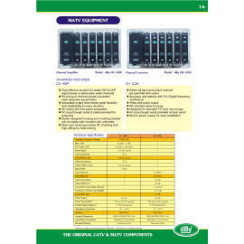 MATV, Channel Amplifier, Channel Converter (MATV, канальный усилитель, канал Converter)