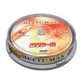 Multi-Max DVD-R 8X 10PACK (Multi-Max DVD-R 8X 10p k)