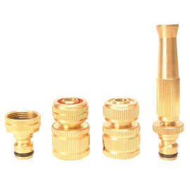 4-PC Brass Watering Set (4-PC Brass Ensemble Arrosage)